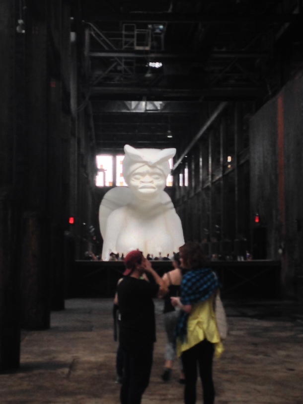 Kara Walker, "A Subtlety", Domino Sugar Factory, Brooklyn, NY, 2014.